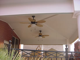 Enclosed Ceiling Patio With Fans