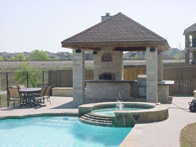 Outdoor Structure With Pool