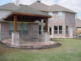 Patio With Columns
