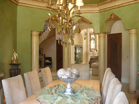 Dining Room to Entry - Arches and Columns